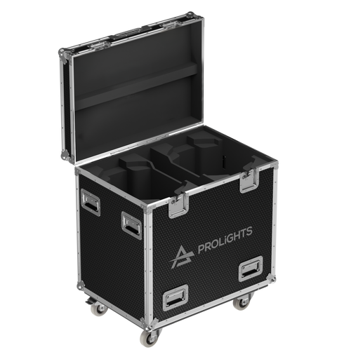 PROLIGHTS FCLMUSEP70 Flight case for 2 pcs of MUSEP70CTP