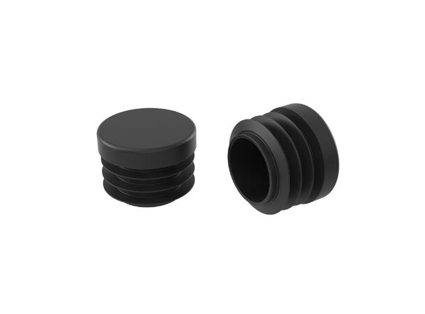 RST Plastic internal end cap Endeplugg for 45mm rør, sort 