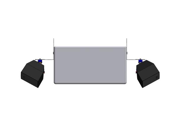 ECLER ARQSB10SATB Klyngebrakett-sett Cluster kit, ARQISSB10i + 4x eAMBIT103 