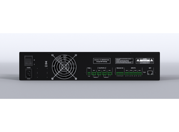 ECLER HADA-4B250 Digital forsterker 4 x 250W, DSP 