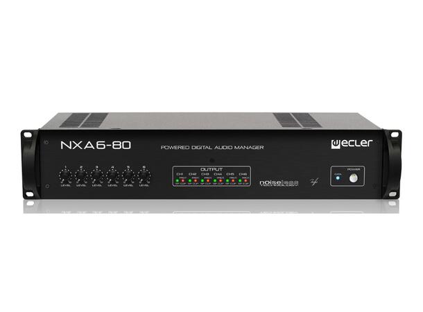 ECLER NXA 6-80 Nettverksforsterker 6 x 80W, DSP 