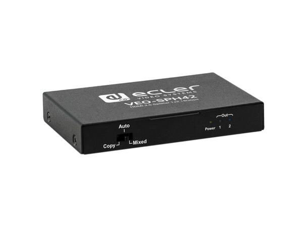 ECLER VEO-SPH42 HDMI-splitter 1x2 HDMI splitter, 4K/60, 18Gbps 