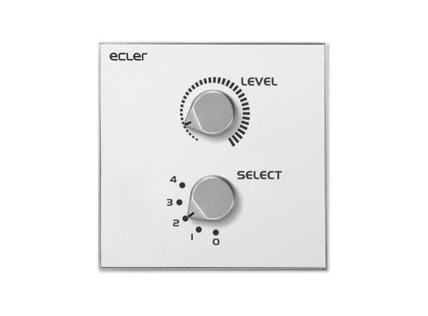 ECLER WPaVOL-SR Volum- og kildekontroll Volume + source/preset, 0-10V DC 
