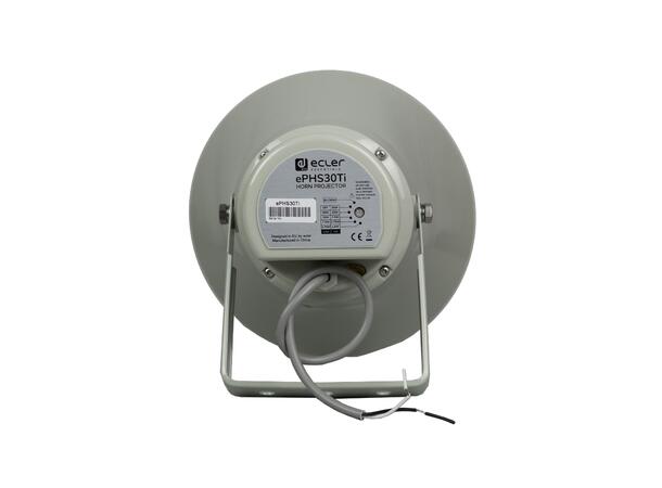 ECLER ePHS30Ti HornHøyttaler 30W, 70/100V, IP66 