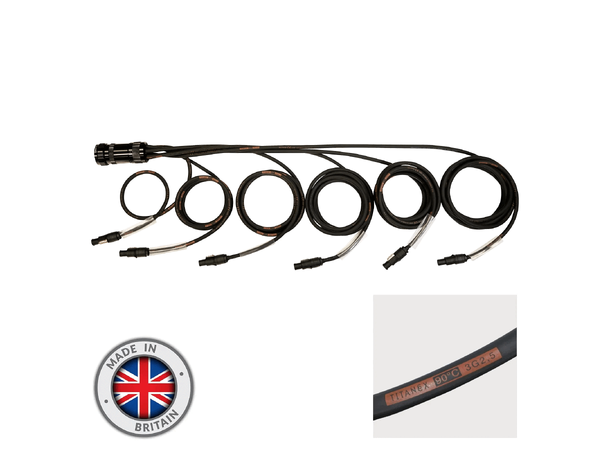 ELUMEN8 Socapex 19 Male to 6 x True1 2,5mm2, H07-RNF, Fan out 2/4/6/8/10/12 
