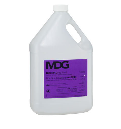 MDG Neutral fluid, Kartong, 16L 4 x 4L Oljebasert Røyk/haze væske