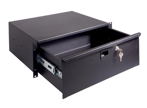 MD CK4C Rackskuff, Demovare 4U, 19" uttrekkbar, med lås 