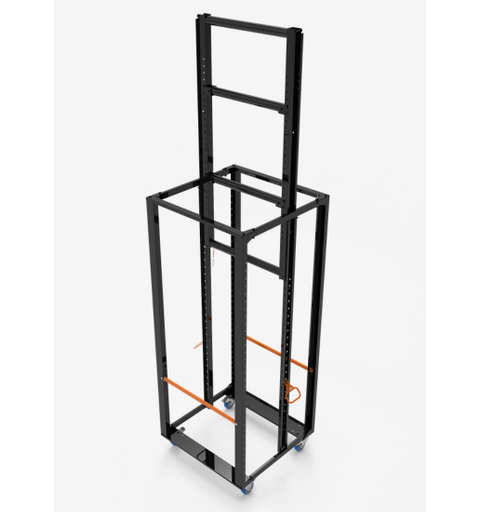 ADMIRAL Sidelight tower asymm W80 Lock 2xcastor 2xcastor brake