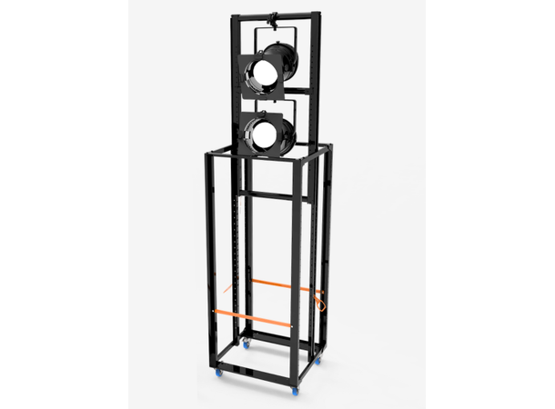 ADMIRAL Sidelight tower asymm W80 Lock 2xcastor 2xcastor brake 