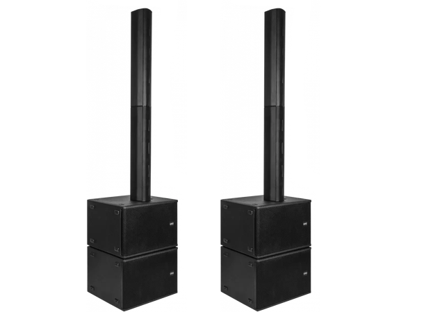 DAD ARKPLUS3-ST column array pakke, Sort 2 x ARK112SA+2 x ARK112SP+4 x ARK803AP