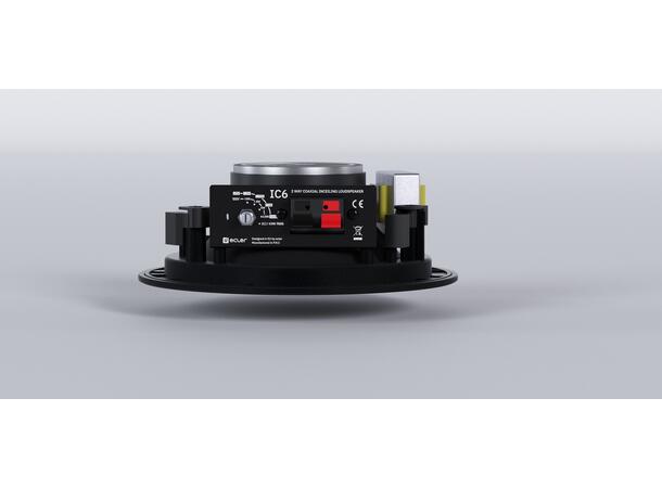 ECLER IC6i Himlingshøyttaler 6", 40W, 70/100V, Sort 