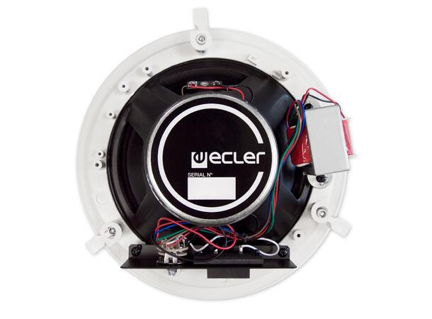 ECLER IC8 Himlingshøyttaler 8", 60W, 70/100V, Hvit 