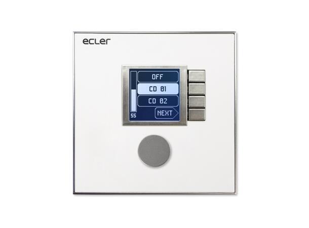 ECLER WPNET4KV Veggpanel-kontroller LCD, encoder, 4 keys, PoE 