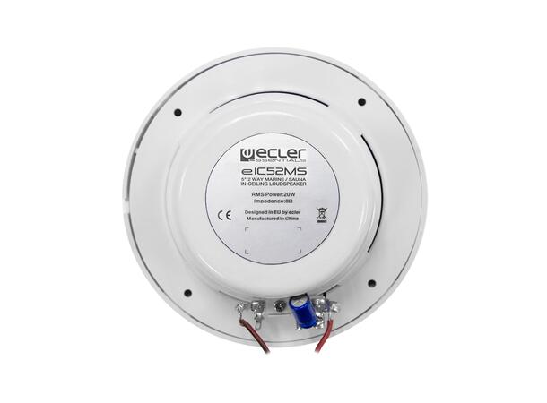 ECLER eIC52MS Himlingshøyttaler 5", 20W, 70/100V, IP54 