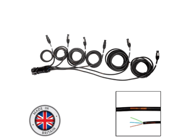 ELUMEN8 Socapex 19 Male to 6 x True1 2,5mm2, H07-RNF, Fan out 1/2/3/4/5/6 