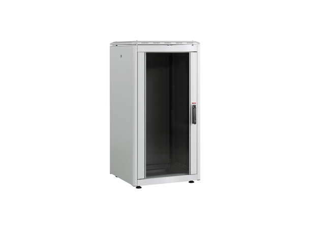 LANDE Rackskap Dynamic series 22U W600xD600xH1164, Grey, 600kg, 19"