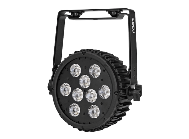 LEDJ Intense LED Slim Par 9 x 10W RGBWA LED, 25°, True1 