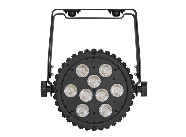 LEDJ Intense LED Slim Par 9 x 10W RGBWA LED, 25°, True1 