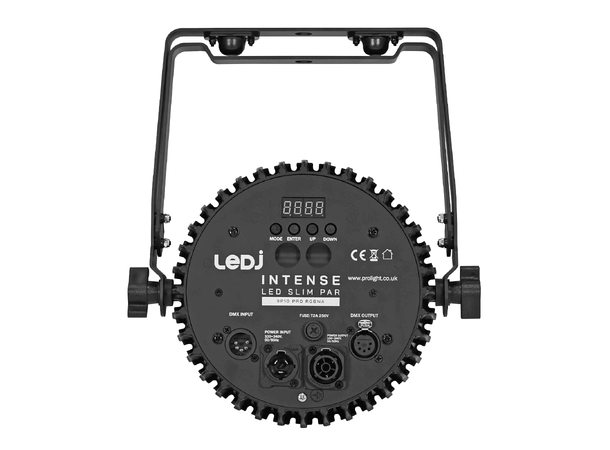 LEDJ Intense LED Slim Par 9 x 10W RGBWA LED, 25°, True1 