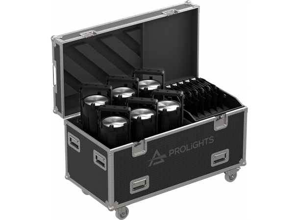 PROLIGHTS FCLECLPARIPL Flightcase Til 6 x EclParIPL