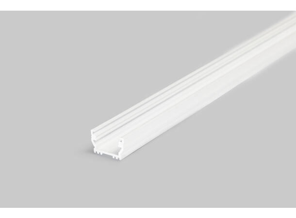 TOPMET Aluprofil UNI12 BCD/U 2m, Hvit