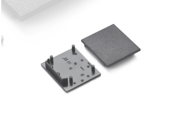 TOPMET End cap Vario 30-03 20 stk, Sort