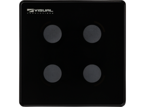 VISUAL PRODUCTIONS B4 NET Panel Veggpanel med 4 programmerbare knapper