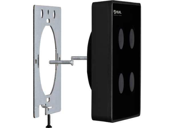 VISUAL PRODUCTIONS B4 NET Panel Veggpanel med 4 programmerbare knapper