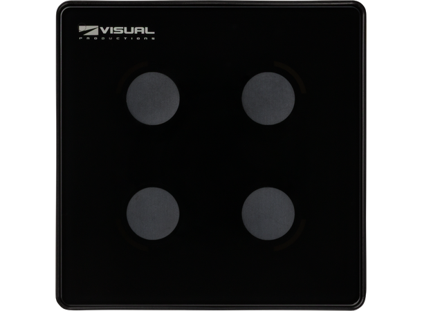 VISUAL PRODUCTIONS NetPanel B4 Veggpanel med 4 programmerbare knapper 