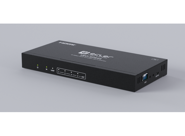 ECLER VEO-SPS44 HDMI-splitter 1x4 HDMI splitter/extender, 4K@35m 