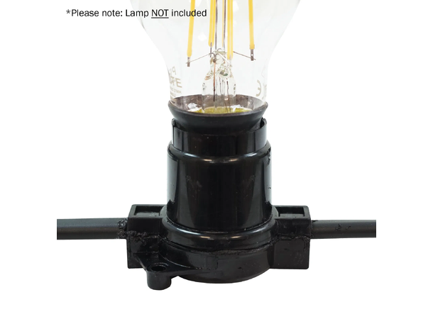 ELUMEN8 BC Heavy Duty Lyslenke, E27 25m 1m Spacing ,True1 In/Ut