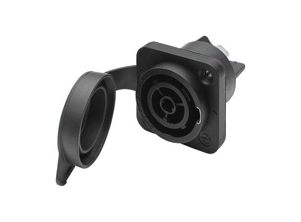 NEUTRIK NAC3FPX-TRUE1 chassis Sort, strøm ut 