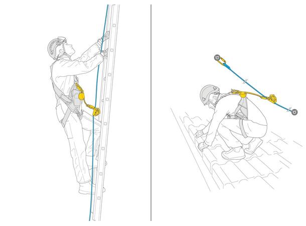 PETZL ASAP Løpebrems for tau Ikke låsbar, for 10-13mm tau 