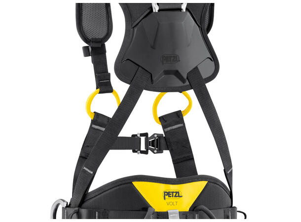 PETZL VOLT Light Fallsele, str 0 Europeisk versjon, Sort/Gul 