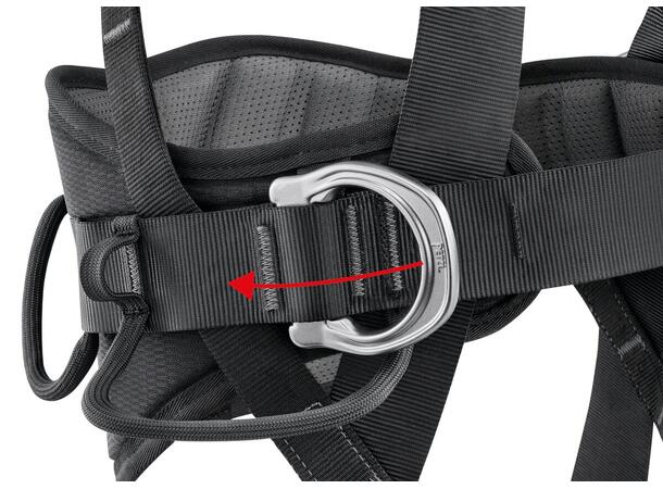 PETZL VOLT Light Fallsele, str 0 Europeisk versjon, Sort/Gul 