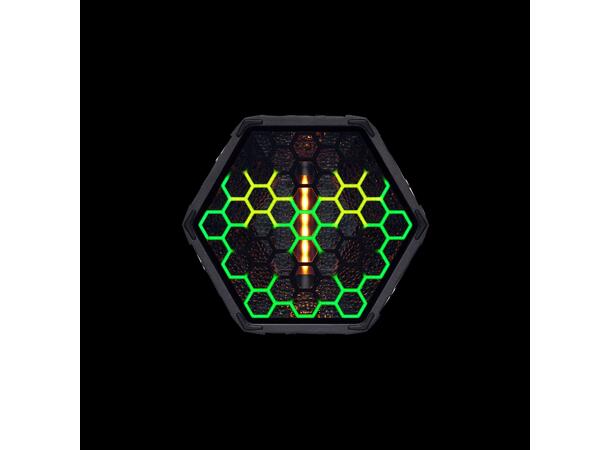 PORTMAN HEXY Effektbelysning, IP65 120W WW + 90WRGB LED, 30WRGB LED Mesh 