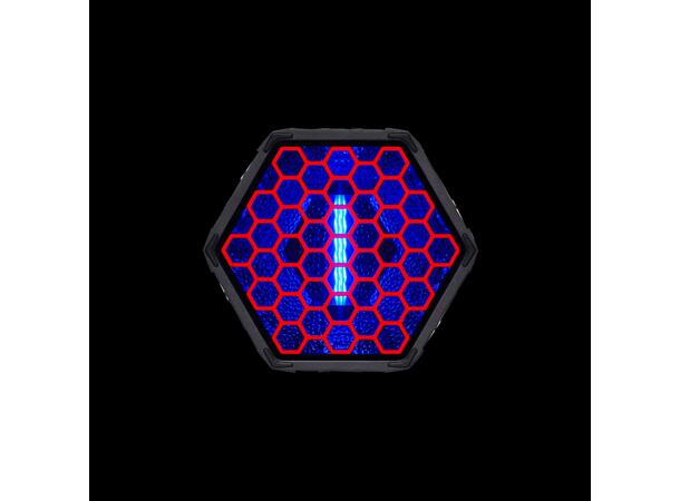 PORTMAN HEXY Effektbelysning, IP65 120W WW + 90WRGB LED, 30WRGB LED Mesh 