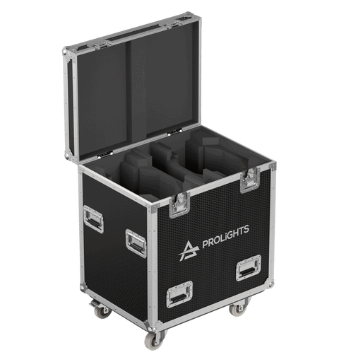 PROLIGHTS FCLASTRAP500LTIP Flightcase Passer 2 x Astra profile 500