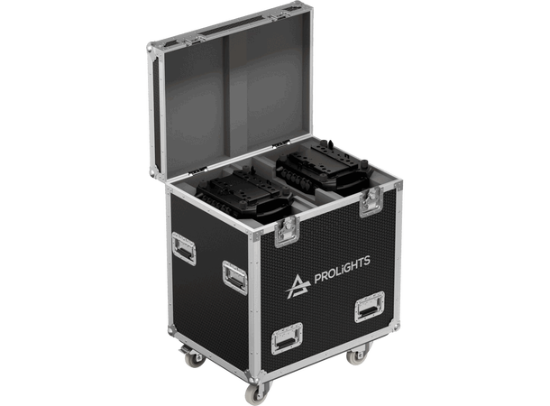 PROLIGHTS FCLASTRAP500LTIP Flightcase Passer 2 x Astra profile 500 