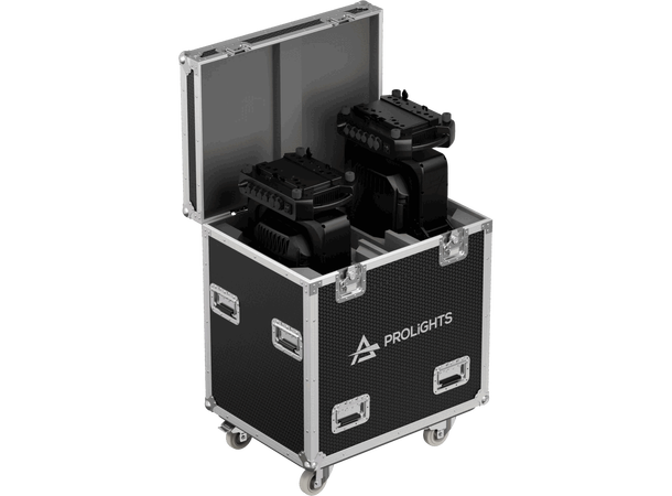 PROLIGHTS FCLASTRAP500LTIP Flightcase Passer 2 x Astra profile 500 