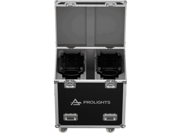 PROLIGHTS FCLASTRAP500LTIP Flightcase Passer 2 x Astra profile 500 