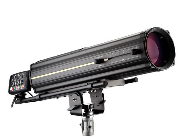 SBL LED følgespot 600W, DMX, Demovare 7500K, CTO, Iris, Dimmer