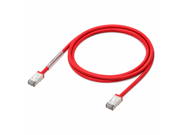 SOMMER Mercator CAT.6a Patch cable 3m, PVC, Ø 6,10 mm, Rød 