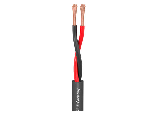 SOMMER Meridian M SP215 Høyttalerkabel 500m, 2 x 1,50 mm², PVC, sort 