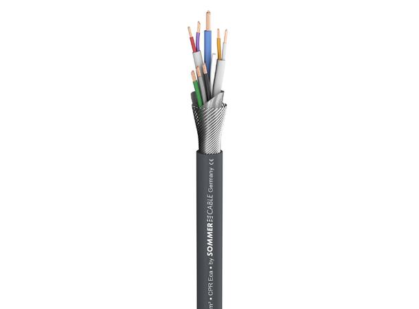 SOMMER Octave Tube Mikrofonkabel 2x2x0,14 mm², 3x0.14mm², 1x0,50 mm², grå 
