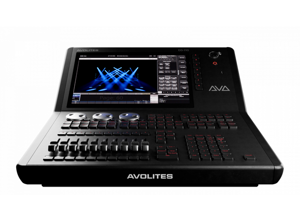 AVOLITES D3-110 Console 24 Univers, 10 Faders, 3 wheels, Titan