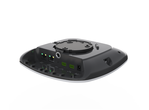 BETTEAR B-Caster-D Auracast™ transmitter 2xETH, 1xStereo in, Dante, Sort 