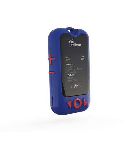 BETTEAR B-RTX Auracast™ Receiver NFC Blå