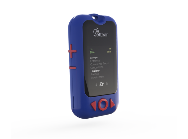 BETTEAR B-RTX Auracast™ Receiver NFC Blå 