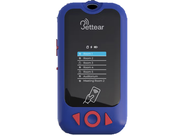 BETTEAR B-RTX Auracast™ Receiver NFC Blå 